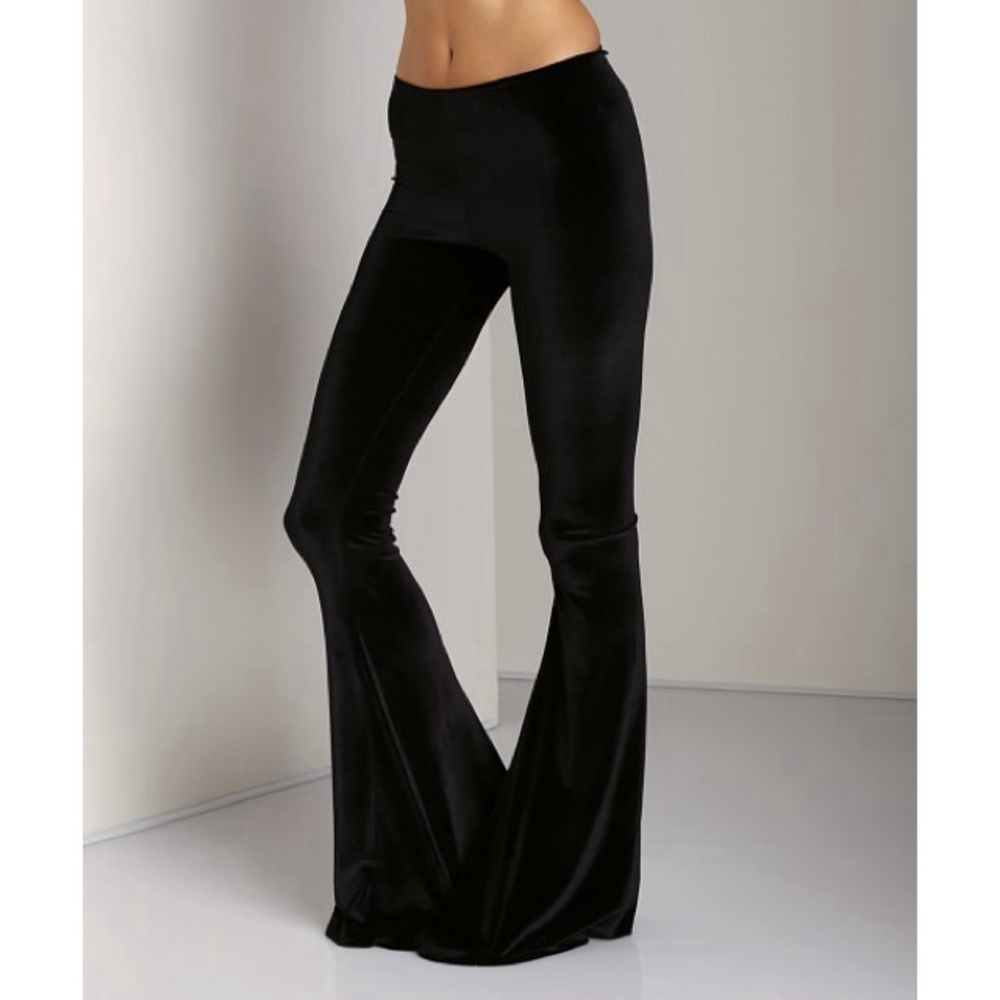 Show Me Your Mumu black velvet Bam Bam bells